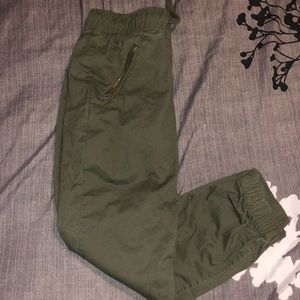 Green Cargo Joggers